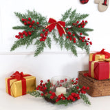 Popxstar 1 piece artificial flower berry Christmas wedding party hanging wall hanging indoor outdoor courtyard holiday decoration