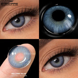 1pair Blue Contact Lenses for Eyes Natural Colored Contact Blue Eyes Lenses Fashion Contacts Lenses Yearly Green Pupil
