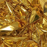 Popxstar PVC Tin Film Paper Silver Reflective Mirror Surface Water Ripple Reflection for Photography Props Background Decoration Fabrics