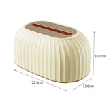 Popxstar  Nordic Striped Tissue Box Holder High Quality Toilet Paper Box Table Napkin Holder Car Tissue Paper Dispenser Home Decoration