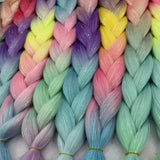 Popxstar Tinsel Jumbo Braids Ombre Braiding Hair Add Tinsels Colored Braiding Hair Synthetic Braiding Hair Festival Hair Crave Hair