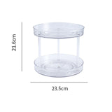 Popxstar Desktop Cosmetic Rack Rotatable Bathroom Shelf Large-capacity Perfume Aromatherapy Skin Care Product Storage Rack Organizer