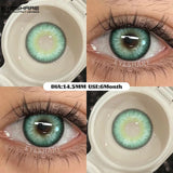 Color Contact Eye Color Lenses Makeup Natural Black Lens Cosmetics Blue Eyes Lenses Woman Makeup Brown Beauty Contacts