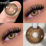 1 Pair Color Contact Lenses for Eyes Natural Brown Lenses Beauty Fashion Monet Lense Blue Lenses Green Eye Contact