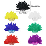 Creativity Novelty Feather Masquerade Mask Detachable Hyperbole Carnival Masquerade Mask Party Eye Mask