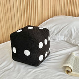 Popxstar 20cm ins creative simple home decoration pillow fun simulation dice plush toy sofa cushion floor mat