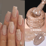 popxstar UR SUGAR 15ml Jelly Milky White Translucent Color Gel Polish Semi Permanent UV Gel Nail Art Soak Off Gel Varnish Latest Fashion