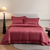 Popxstar  Solid Color Hotel Style Luxury Bedding Set 600TC Egyptian Cotton Single Queen King Size Duvet Cover Flat/Fitted Sheet Pillowcase