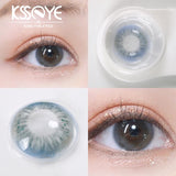 Popxstar 2Pcs Eyes Contacts Lenses with Diopter Fashion Soft Myopia Colored Lenses for Eyes Makeup Diameter 14.2mm Fast Shipping