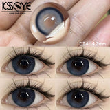 Popxstar  1 Pair High Quality Color Contact Lenses with Diopter Myopia Eyes Contacts Lens Beauty Pupil Makeup Yearly Fast Shipping