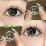 1 Pair Contact Lenses for Eyes Natural Myopia Prescription Korean Colorful Cosmetics Beauty Pupils New Free Shipping