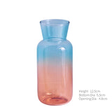 Popxstar Mini Glass Table Vase Creative Flower Vase Decorative Glass Bottles Wedding Centerpieces Home Decor Vase Decoration Home