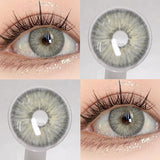 Popxstar  1pair New ARTHUR Color Contact Lenses for Eyes Green Eye Lenses Gray Contacts Fashion Cosmetic Pupils Yearly Color Eyes