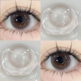 1Pair Grey Contact Lenses for Eyes Colored Lenses Beauty Pupils Soft Lens Make up Fashion Lenses Yearly Use Fast Shipping