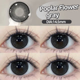 Popxstar  2PCS Myopia Beauty Colored  Contact Lenses Purple Halloween Makeup Lens Fashion Pupils Big Eye Lenses Natural Blue Lense