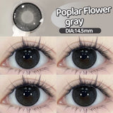 Popxstar 2PCS Myopia Beauty Colored  Contact Lenses Purple Halloween Makeup Lens Fashion Pupils Big Eye Lenses Natural Blue Lense