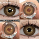 Natural Colored Contact Lenses Fashion Blue Eyes Lenses Gray Beautiful Pupils High Quality Brown Makeup Eyes Contacts