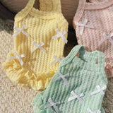 Adorable Thin Vest for Small Pets Teddy Bichon  Dog Clothes Spring Summer New Style Warmth Function Princess Style Dress
