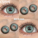 Popxstar  Color Contact Lenses 2Pcs New Product Myopia Degree 0 to -8.00 Cosplay Anime Purple Green Lenses Soft Lens
