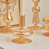 Popxstar Home Decor Candle Holders Glass Vase Wedding Decoration Candlestick Christmas Decoration Home Decoration Accessories