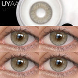 Eye Color Lens Beauty Black Lenses Natural Gray Colored Contact Lenses Big Eye Fashion Eyes Lenses Makeup Green Lens