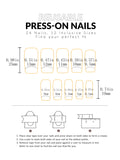 Popxstar 24 sweet cherry blossom red printed coffin full cover fake nails, French white, suitable for women's daily wear, 1 nail file and