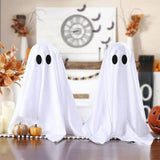 LED String Lights Halloween Ghost Decoration Glowing Effect Light Up Feature Spooky Glowing Figurine Scary Design