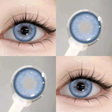 1pair Color Contact Lenses for Eyes Blue Purple with diopters Beauty Natural Pupils New Style Lens Contacts Fast Shipping
