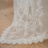 Popxstar  Modern Minimalist Lace Tablecloth Decorative Cover Cloth Napkins Tea Table Village White Jacquard Photo Background Cloth