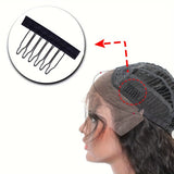 Popxstar  10/20/50Pcs Wig Combs To Secure Wig 6-Teeth Wig Comb Wig Clips With Cloth For Making Wig Caps Steel Material Clips Combs ForHair
