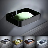 Popxstar  Soap Holder 304 Stainless Steel Soap Box Dish Plate Case Soap Rack Storage Plate Tray Bathroom Supplies Bathroom Accessories