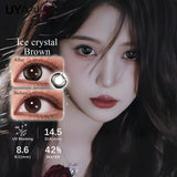 1 Pair Big Eye Color Lens Makeup Colorcon Brown Natural Color Eye Contacts Black Lenses y2k Korean Green Pupils