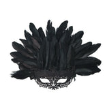 Creativity Novelty Feather Masquerade Mask Detachable Hyperbole Carnival Masquerade Mask Party Eye Mask