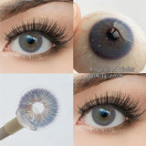 1pair High Quality Colorld Contact Lenses With Degree for Eyes Angeles Series Purple Contact Lenses 14.2mm Korean Lenses