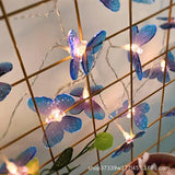 Popxstar 1.5m/10LED Butterfly Light Battery Powered Fairy String Lights For Home Decor Birthday Wedding Baby Shower Party Decoration