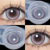 Popxstar 10Pcs 5 Pair Natural Color Contact Lenses for Eyes with Myopia 1 Day Disposable Colored Pupils Blue Eyes Colored Lenses