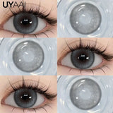 Contact Lenses Beauty Eyes Color Lenses Makeup Natural Black Lens Cosmetics Gray Eye Lenses Makeup Green Beauty Colorcon