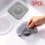Popxstar Hair Filter Shower Drain Plug Kitchen Sink Strainer Bathtub Shower Floor Drain Stopper Home Accessories