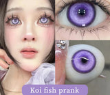 Popxstar 1 Pair New Kio Style Color Contact Lenses with Diopter Myopia Eyes Halloween Cosplay Contacts Lens  Makeup Yearly