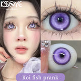 Popxstar 1 Pair New Style Myopia Color Contact Lenses Green Spring Butterfly Contacts Lens Makeup Soft Contact Lenses Yearly