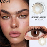 Colored Contact Lenses Fashion Green Eyes Lenses Makeup Blue Eyes Contact Natural Brown Lenses Yearly Beauty Gray Pupils