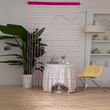 Popxstar  1pcs New Romantic Heart-shaped Pearl Curtains, Plastic Door Curtains, Crystal Partitions, Entrance Hall and Toilet Curtains