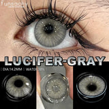 Popxstar  Cosmetics Color Contact Lenses 1pair Brown Color Lens Fashion Lenses Korean Lenses Grow Eye Big Eye Lens Gray Contacts