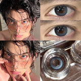 1 Pair Color Contact Lens Natural Contact Lens Blue Contact Lens Pupil Men Color Contact Lens Eye Cosmetic Prescription
