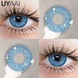 Popxstar  NEW Blue Eye Color Lens 1 Pair Green Colored Pupils for Eyes Natural y2k Fashion Lenses Korean Style Colorcon Eye Contacts