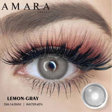 Popxstar  1 Pair GRAY Lenses Anime Accessories Color Contact Lenses for Eyes Comic Tears Eye Fashion Lenses