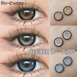 Popxstar  0~-6.00 Myopia Lenses Colored Contact Lenses with Degree Bubble Series Natural Eye Contact Prescription Lenses