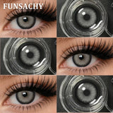 1 Pair Contact Lenses Big Brown Lenses for Eyes Beauty Pupils Comestic Eye Color Len Korean Pupils Makeup Accessoriess