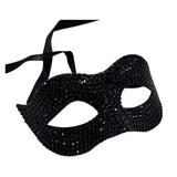 Shiny Acrylic Crystal Half Face Mask Luxury Design Full Jewelry Design Masquerade Mask Sexy Rhinestone Manual Masquerade