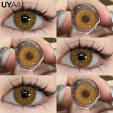 Popxstar NEW Choco Series Colored Contact Lenses Cosmetic Black Lenses Gray Contacts Lenses Women Makeup Colored Pupils Blue lenses